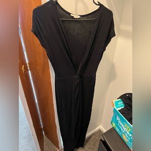 Black maxi dress large